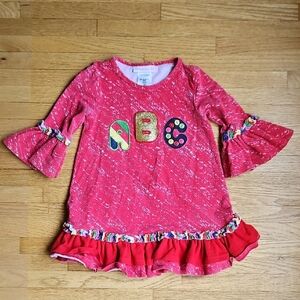 Bonnie Jean Little Girl Back To School ABC Dress